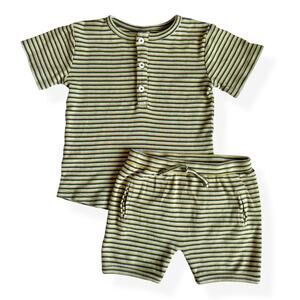 Kate Quinn Organic Cotton Stripe Two-Piece Set 3T